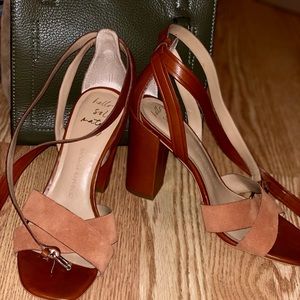 Strappy heeled sandals